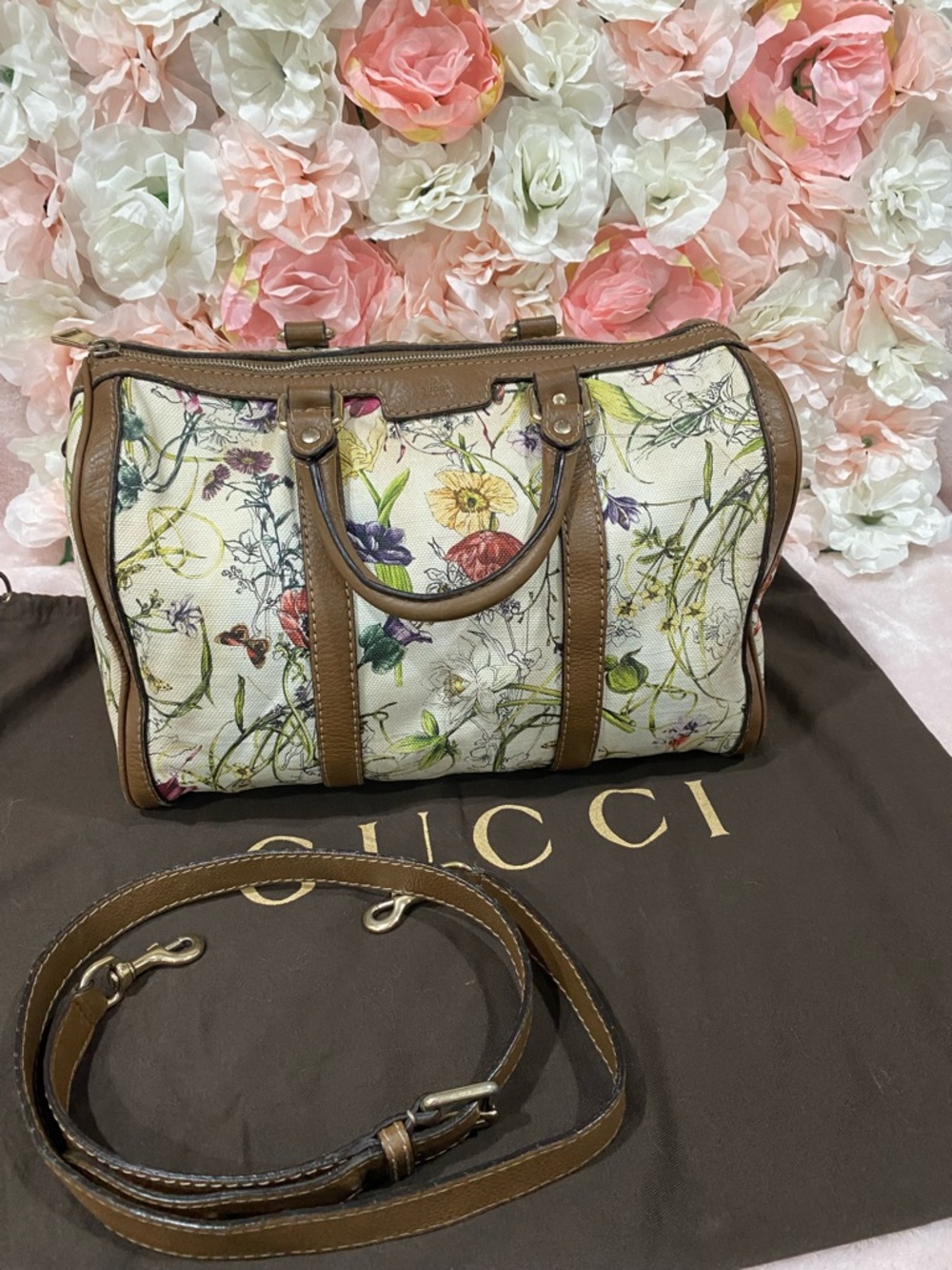 Gucci Flora Infinity Joy Boston Bag